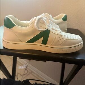 MIA White and Green Sneakers